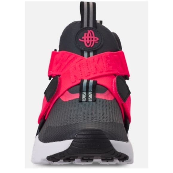 Nike Huarache City Big Kids' Shoes Anthracite Black Solar Red 6Y - Picture 3 of 7